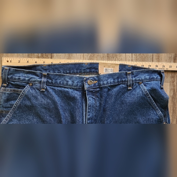 Carhartt B73-DST Double Knee Carpenter Jeans 42x32 NWT Loose Baggy Fit Workwear - Picture 4 of 6